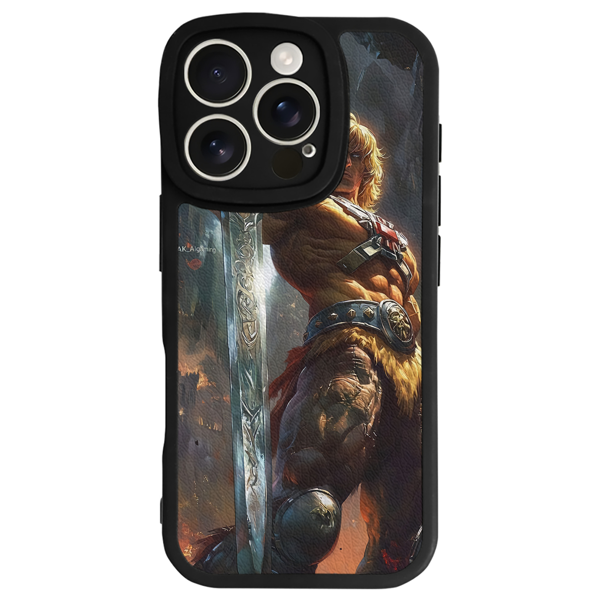（画像用） 北斗の拳 Fist of the North Star 【iPhone 16シリーズ対応】シリコンスマホケース（レザー調） 材質：シリコン